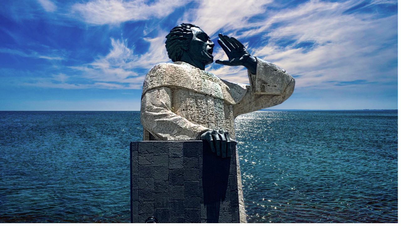 Estatua de Fray Anton: "Monumento a la Justicia: Homenaje a Fray Anton de Montesinos"