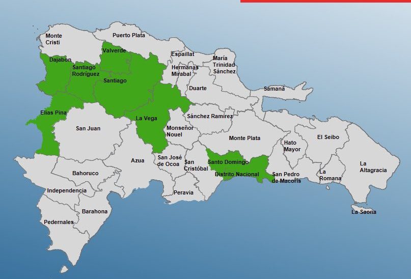 Siguen bajo alerta verde 8 provincias, según  COE